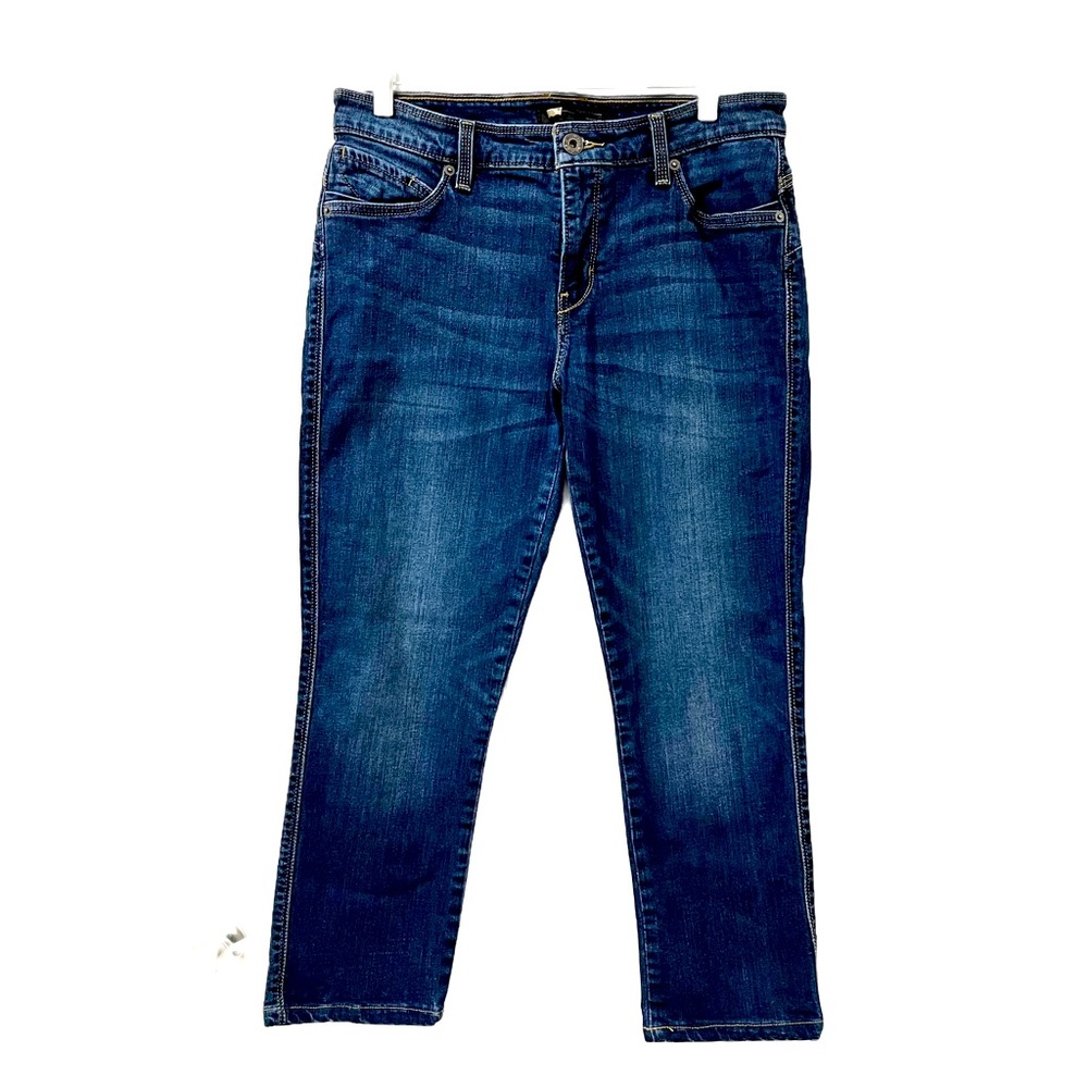 Levi's Blue Ankle Cropped Jeans